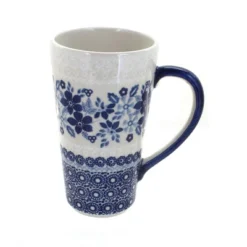 Blue Rose Polish Pottery K083 Manufaktura Large Coffee Mug -Blue Rose Pottery Store GUEST 77022172 5d01 469f 946a 9abf1dec7ddc