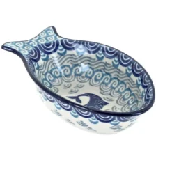 Blue Rose Polish Pottery E26 Ceramika Artystyczna Small Fish Dish -Blue Rose Pottery Store GUEST 7713e053 e38a 4218 b5a2 d66a17292995