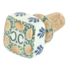 Blue Rose Polish Pottery 832 Ceramika Artystyczna Square Wine Cork -Blue Rose Pottery Store GUEST 771cf568 75e4 4d9f b62e 467df0f8726f