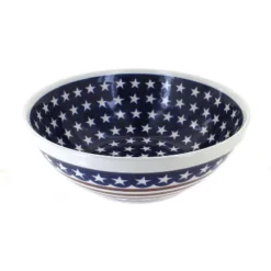 Blue Rose Polish Pottery 851 Zaklady Large Serving Bowl -Blue Rose Pottery Store GUEST 772050aa 0d85 4ae3 a027 40943dddf657