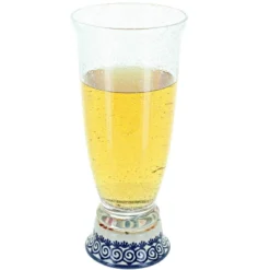 Blue Rose Polish Pottery P002 Manufaktura Beer Glass -Blue Rose Pottery Store GUEST 78d88637 360a 406b 8285 a043cc270919