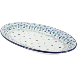 Blue Rose Polish Pottery 205 Ceramika Artystyczna Large Oval Platter -Blue Rose Pottery Store GUEST 78eba8a5 9048 4a31 b1a4 38a21a306fac