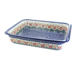 Blue Rose Polish Pottery Z139 Manufaktura Large Rectangular Baker -Blue Rose Pottery Store GUEST 7a0ce6c8 d5ac 4749 9edc 23655fa6368c