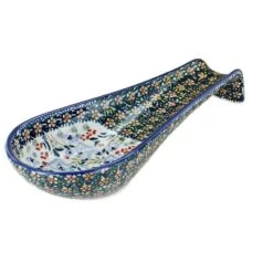 Blue Rose Polish Pottery P007 Manufaktura Large Spoon Rest -Blue Rose Pottery Store GUEST 7caa4f4b 1037 4ad1 97eb febc2b8effb9