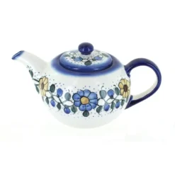 Blue Rose Polish Pottery 8C WR Unikat Large Teapot -Blue Rose Pottery Store GUEST 7cbed27a a930 4da1 bb1f b720bc390eca
