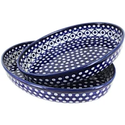 Blue Rose Polish Pottery 1600 Zaklady Oval Baker Set -Blue Rose Pottery Store GUEST 7dff3ad8 5bca 444c 823c 06239475c140