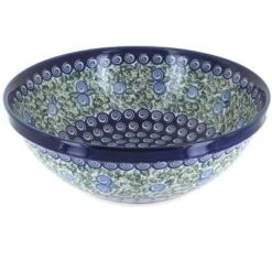 Blue Rose Polish Pottery 851 Zaklady Large Serving Bowl -Blue Rose Pottery Store GUEST 7e7f76aa ae71 4141 ad53 ba57fa90ef69