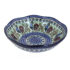 Blue Rose Polish Pottery 273 Ceramika Artystyczna Large Scallop Bowl -Blue Rose Pottery Store GUEST 7f19ad48 a8c1 4b8e 8f2f 6f68f18412e3