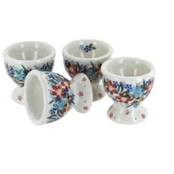 Blue Rose Polish Pottery 38-4 Vena Egg Cup Set -Blue Rose Pottery Store GUEST 7f8decec d63a 4077 8be1 bde1e06b00c0