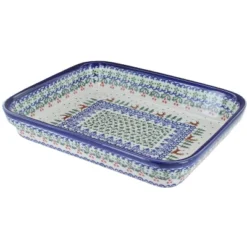 Blue Rose Polish Pottery 149 Vena Small Rectangular Baker 18 Blue Rose Polish Pottery 149 Vena Small Rectangular Baker -Blue Rose Pottery Store GUEST 80089db9 4eaf 4b56 8290 381e760b007a