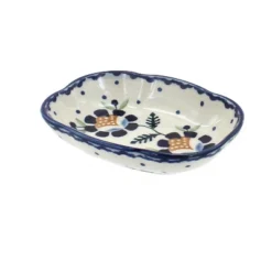 Blue Rose Polish Pottery S126 Manufaktura Soap Dish -Blue Rose Pottery Store GUEST 8107d79c 0728 4763 b30d bb08834ce46d