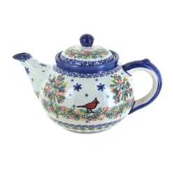 Blue Rose Polish Pottery 18 Vena Teapot -Blue Rose Pottery Store GUEST 81143724 32f0 4fbe a587 37023d1a6687