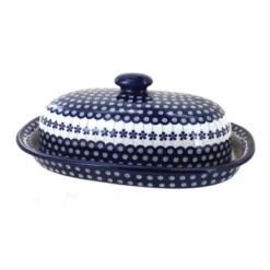 Blue Rose Polish Pottery 941 Zaklady Bread Container -Blue Rose Pottery Store GUEST 811bbf56 029e 4984 aeda 11467b27e595