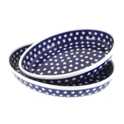 Blue Rose Polish Pottery 1600 Zaklady Oval Baker Set -Blue Rose Pottery Store GUEST 813f367b 5d35 4dc8 ac0d 2efe0f2f15ad