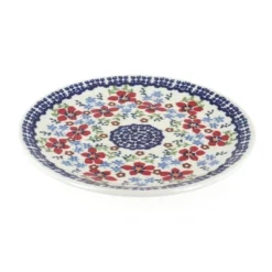 Blue Rose Polish Pottery Manufaktura Dessert Plate -Blue Rose Pottery Store GUEST 81570abe ffc5 4582 a9cc 683548a96229
