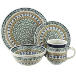 Blue Rose Polish Pottery Ceramika Artystyczna Dinnerware (4 PC) -Blue Rose Pottery Store GUEST 81f7495b f13f 499f 81c4 814370887276 1