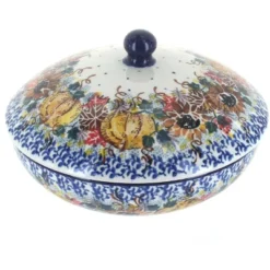 Blue Rose Polish Pottery C55 Ceramika Artystyczna Covered Bowl 12 Blue Rose Polish Pottery C55 Ceramika Artystyczna Covered Bowl -Blue Rose Pottery Store GUEST 828ef50c 58f2 4b71 a8ea 3082e16e1195