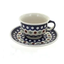 Blue Rose Polish Pottery 775-836 Zaklady Cup & Saucer -Blue Rose Pottery Store GUEST 833318e8 b5e3 4a0b 9940 f7aa1bc99616