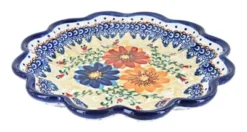 Blue Rose Polish Pottery 130 Vena Egg Plate -Blue Rose Pottery Store GUEST 83de1c66 fc18 44cc b6f2 8f639c77bedc