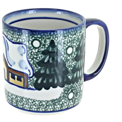Blue Rose Polish Pottery WR Unikat Mug 16 Blue Rose Polish Pottery WR Unikat Mug - Image 14