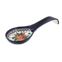 Blue Rose Polish Pottery 1178 Zaklady Large Spoon Rest -Blue Rose Pottery Store GUEST 856f4433 d97e 4610 ad11 b39031ef385f