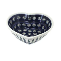 Blue Rose Polish Pottery 860-1 Zaklady Small Heart Bowl -Blue Rose Pottery Store GUEST 85ea7b9a 2e84 44b6 b5ab 08c9708bee94