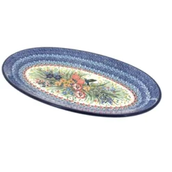 Blue Rose Polish Pottery 205 Ceramika Artystyczna Large Oval Platter -Blue Rose Pottery Store GUEST 85fd30cf 7fa5 4e80 8508 f29477dafd28