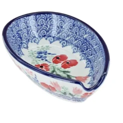 Blue Rose Polish Pottery 381 Ceramika Artystyczna Small Spoon Rest -Blue Rose Pottery Store GUEST 864db4fe a6fb 4558 b9da 6082734613aa