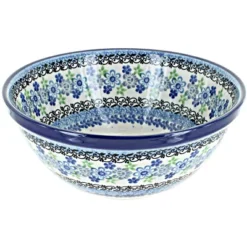 Blue Rose Polish Pottery 57 Ceramika Artystyczna Small Serving Bowl -Blue Rose Pottery Store GUEST 8693bb8a 4787 4ba4 a9f1 f8cc4a87baad