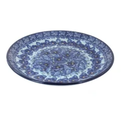 Blue Rose Polish Pottery Ceramika Artystyczna Dessert Plate -Blue Rose Pottery Store GUEST 86e40f5a 5b31 4a6c 99e0 8101e323de5e