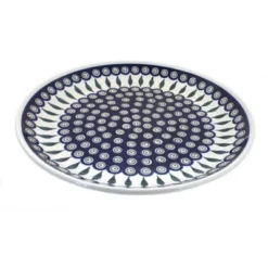 Blue Rose Polish Pottery 1378 Zaklady Large Round Serving Platter -Blue Rose Pottery Store GUEST 86ed091c 931c 4b24 8092 eda03a103838