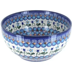 Blue Rose Polish Pottery 74 Vena Medium Serving Bowl -Blue Rose Pottery Store GUEST 879b15a5 aff5 42fd 99d5 1d71941530d7
