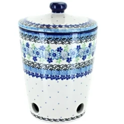 Blue Rose Polish Pottery F36 Ceramika Artystyczna Garlic Keeper -Blue Rose Pottery Store GUEST 889c52b1 dd58 454f 9cf6 2b22da9ec37f