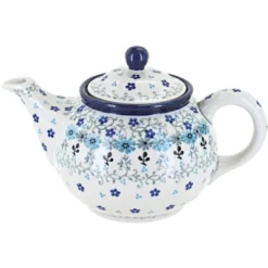 Blue Rose Polish Pottery 264 Ceramika Artystyczna Small Teapot -Blue Rose Pottery Store GUEST 88b7576a 8be8 407e a157 9f3b0fa6a721