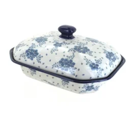 Blue Rose Polish Pottery 662 Ceramika Artystyczna Medium Covered Baker -Blue Rose Pottery Store GUEST 8a494281 097a 48cb 85b2 e0c490748802