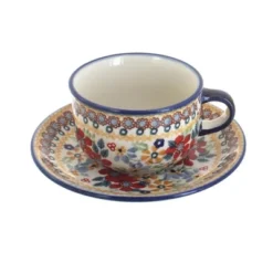 Blue Rose Polish Pottery F079 Manufaktura Cup & Saucer -Blue Rose Pottery Store GUEST 8a5eb9e5 6b36 42ca a0be 715cf8f9c7d8