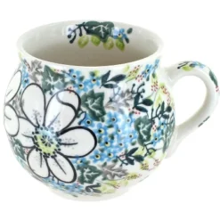 Blue Rose Polish Pottery 455 Vena Bubble Mug -Blue Rose Pottery Store GUEST 8a947075 d527 43ab b9d3 b22c618f546a
