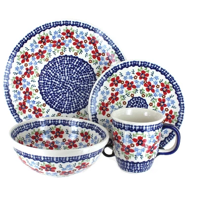 Blue Rose Polish Pottery Manufaktura Dinnerware (4PC) 16 Blue Rose Polish Pottery Manufaktura Dinnerware (4PC) - Image 14