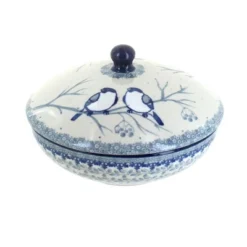Blue Rose Polish Pottery C55 Ceramika Artystyczna Covered Bowl 11 Blue Rose Polish Pottery C55 Ceramika Artystyczna Covered Bowl -Blue Rose Pottery Store GUEST 8b6a9e3a 184b 40af 85ac 18c8fbf4cd51