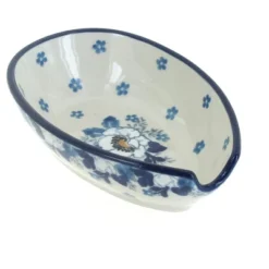 Blue Rose Polish Pottery 381 Ceramika Artystyczna Small Spoon Rest -Blue Rose Pottery Store GUEST 8b703721 4adf 43c1 a994 915a6c05f1fd