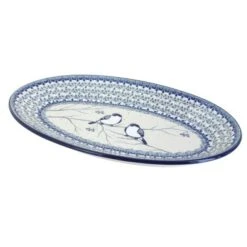 Blue Rose Polish Pottery 205 Ceramika Artystyczna Large Oval Platter -Blue Rose Pottery Store GUEST 8c48536a e43d 4842 b49f 94693157723b