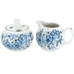 Blue Rose Polish Pottery 694-711 Zaklady Cream & Sugar Set -Blue Rose Pottery Store GUEST 8d02d82e 20c3 4eea 87df 2798bbdf5d95