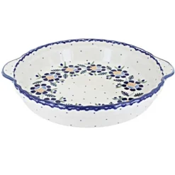 Blue Rose Polish Pottery Z148 Manufaktura Pie Plate With Handles -Blue Rose Pottery Store GUEST 8e4fa862 0aae 4bf6 811a 48cad05997ce
