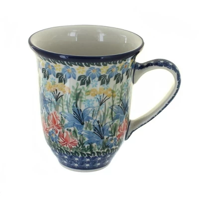 Blue Rose Polish Pottery 826 Ceramika Artystyczna Large Coffee Mug 11 Blue Rose Polish Pottery 826 Ceramika Artystyczna Large Coffee Mug - Image 9