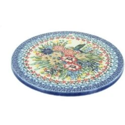 Blue Rose Polish Pottery 413-Trivet -Blue Rose Pottery Store GUEST 8f5e8610 82f2 47ec ab62 03d29ee79001