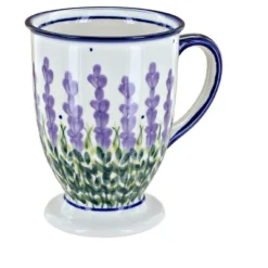 Blue Rose Polish Pottery 14C WR Unikat Pedestal Mug -Blue Rose Pottery Store GUEST 8f82b677 f6b9 4514 829a 7ab40e4e214f