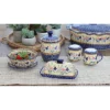 Blue Rose Polish Pottery M076 Manufaktura Berry Bowl With Plate -Blue Rose Pottery Store GUEST 90124560 2143 4a94 b351 1cb6a79e3ef7