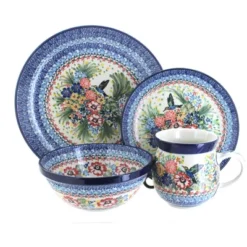 Blue Rose Polish Pottery Ceramika Artystyczna Dinnerware (4 PC) -Blue Rose Pottery Store GUEST 9047a188 43e1 4aa0 a102 1746fd9c455b