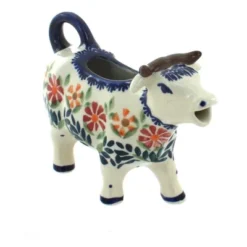 Blue Rose Polish Pottery D081 Manufaktura Cow Creamer -Blue Rose Pottery Store GUEST 92df1f8c 9783 4f42 bcae d50d109ad924