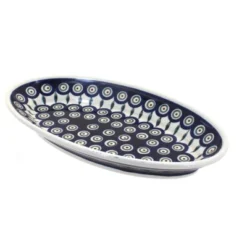 Blue Rose Polish Pottery 1103 Zaklady Small Oval Platter -Blue Rose Pottery Store GUEST 95515832 9890 402a 9e32 04e491161dbc